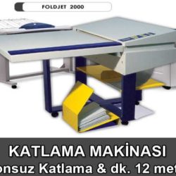 Foldjet 2000 Katlama Makinası